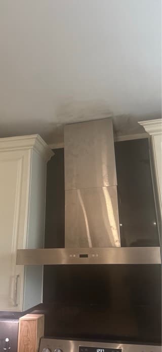 Mold spotted near the vent